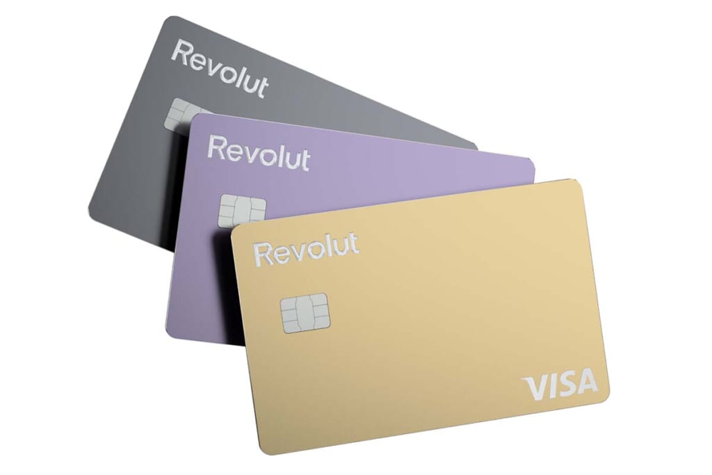 a group of credit cards